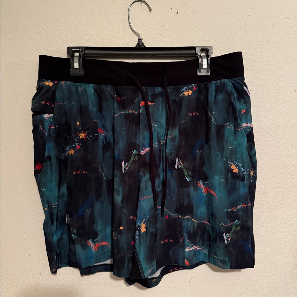 Lululemon Athletica Black and Gray Shorts